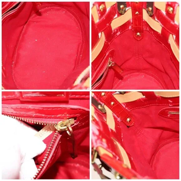LOUIS VUITTON Monogram Ruby Neo Bucket Tote Bag Red M95613 LV Auth 139320 - Picture 15 of 16